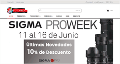 Desktop Screenshot of fotopro.es